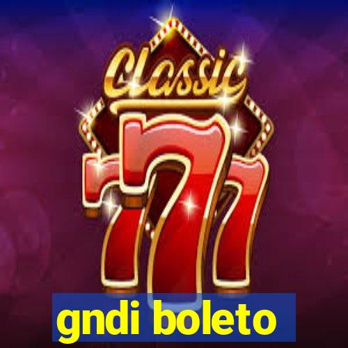gndi boleto